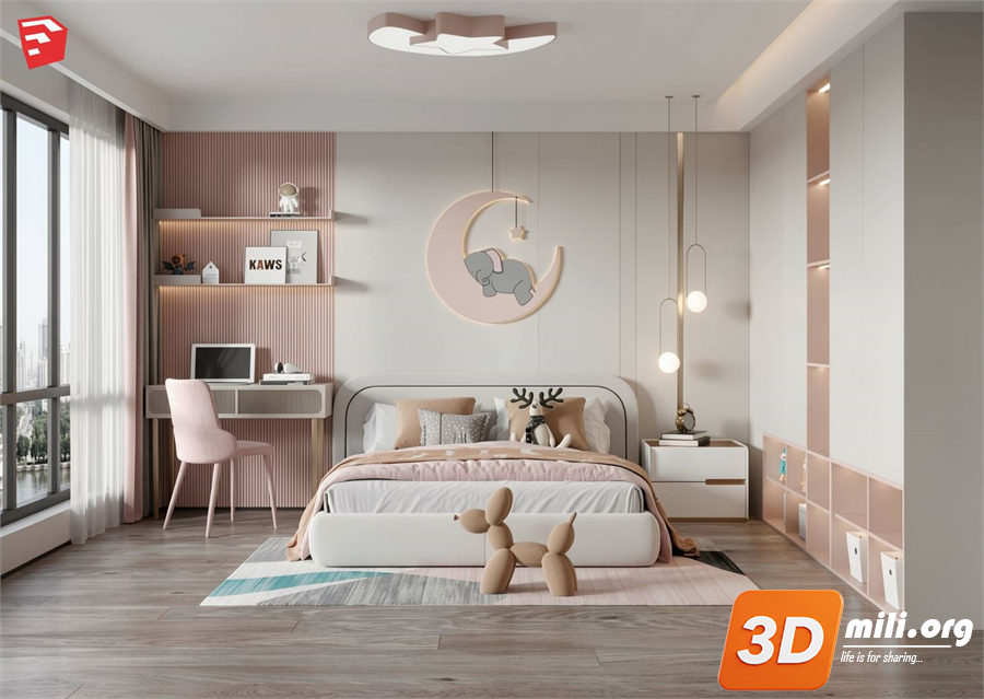 Children Room Scenes Skp FIles 